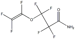 2,2,3,3-Tetrafluoro-3-(1,2,2-trifluorovinyloxy)propionamide Struktur