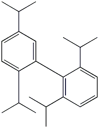 2,5,2',6'-Tetraisopropyl-1,1'-biphenyl Struktur