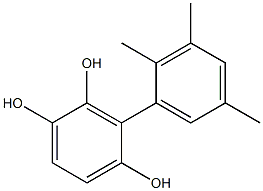 3-(2,3,5-Trimethylphenyl)benzene-1,2,4-triol Struktur