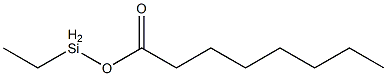 Octanoic acid ethylsilyl ester Struktur