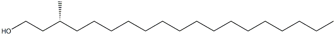 [R,(+)]-3-Methylnonadecane-1-ol Struktur