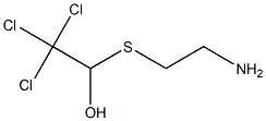 1-[(2-Aminoethyl)thio]-2,2,2-trichloroethanol Struktur