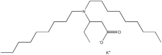 3-(Dinonylamino)valeric acid potassium salt Struktur