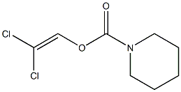 1-[(2,2-Dichlorovinyloxy)carbonyl]piperidine Struktur