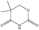 5,6-Dihydro-5,5-dimethyl-2H-1,3-oxazine-2,4(3H)-dione Struktur