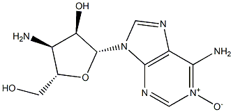 3'-Amino-3'-deoxyadenosine 1-oxide Struktur