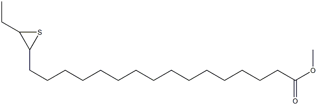 17,18-Epithioicosanoic acid methyl ester Struktur