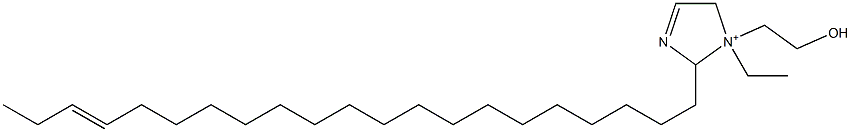 1-Ethyl-2-(18-henicosenyl)-1-(2-hydroxyethyl)-3-imidazoline-1-ium Struktur