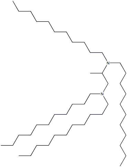 N,N,N',N'-Tetraundecyl-1,2-propanediamine Struktur