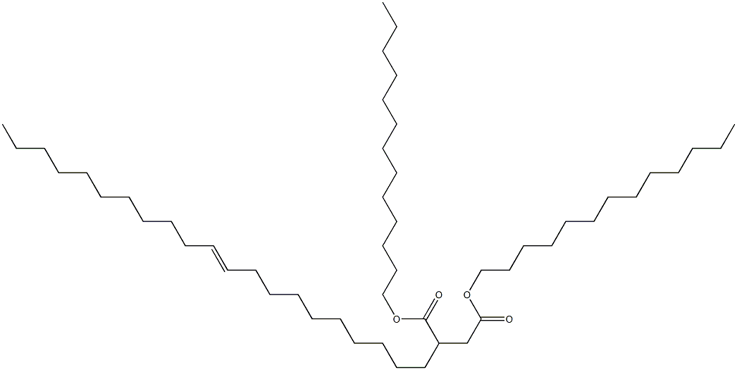 2-(10-Henicosenyl)succinic acid ditridecyl ester Struktur