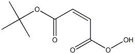 (Z)-3-(Hydroperoxycarbonyl)acrylic acid tert-butyl ester Struktur