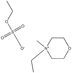 4-Ethyl-4-methylmorpholinium ethyl sulfate Struktur