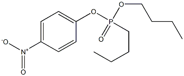 Butylphosphonic acid butyl 4-nitrophenyl ester Struktur