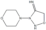 3-Morpholino-1,2,3-oxadiazolidin-4-imine Struktur