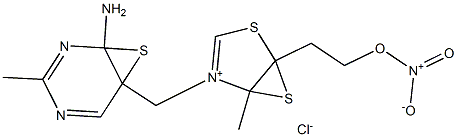 Thiamin disulfide nitrate Struktur