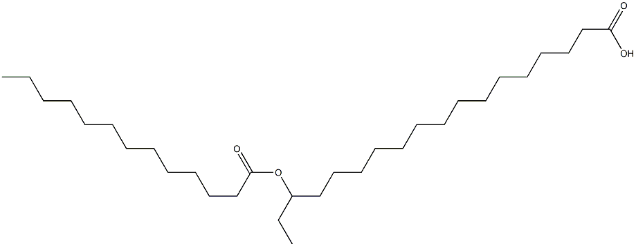 16-Tridecanoyloxyoctadecanoic acid Struktur