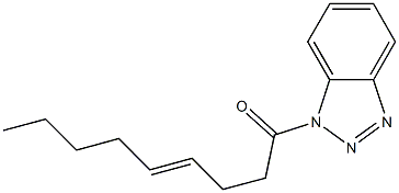 1-(4-Nonenoyl)-1H-benzotriazole Struktur