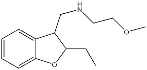 2,3-Dihydro-2-ethyl-N-(2-methoxyethyl)-3-benzofuranmethanamine Struktur