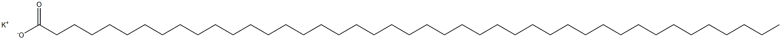 Tritetracontanoic acid potassium salt Struktur