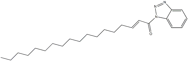 1-(2-Octadecenoyl)-1H-benzotriazole Struktur