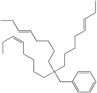 Tri(5-octenyl)benzylaminium Struktur