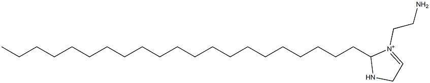 3-(2-Aminoethyl)-2-henicosyl-3-imidazoline-3-ium Struktur