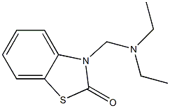 3-[(Diethylamino)methyl]benzothiazol-2(3H)-one Struktur