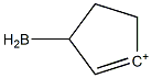 3-Boryl-cyclopentene-1-cation Struktur