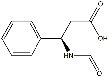 (R)-3-(Formylamino)-3-phenylpropionic acid Struktur