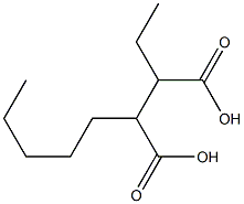 2-Ethyl-3-pentylsuccinic acid Struktur