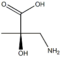 (R)-2-(Aminomethyl)-2-hydroxypropanoic acid Struktur