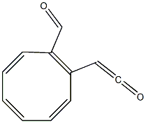 2-(2-Oxoethenyl)cyclooctatetraene-1-carbaldehyde Struktur