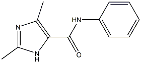 N-Phenyl-4-methyl-2-methyl-1H-imidazole-5-carboxamide Struktur