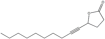 Dihydro-5-(1-decynyl)furan-2(3H)-one Struktur