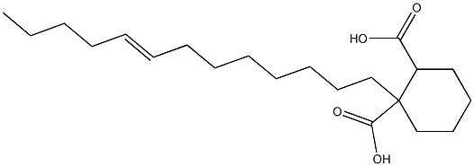 Cyclohexane-1,2-dicarboxylic acid hydrogen 1-(8-tridecenyl) ester Struktur