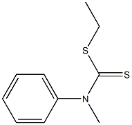 N-Methyl-N-(phenyl)dithiocarbamic acid ethyl ester Struktur