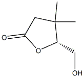 (R)-5-Hydroxymethyl-4,4-dimethyl-4,5-dihydrofuran-2(3H)-one Struktur