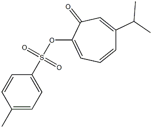 p-Toluenesulfonic acid 5-isopropyl-7-oxo-1,3,5-cycloheptatrienyl ester Struktur