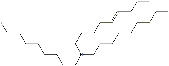 N,N-Dinonyl-5-nonen-1-amine Struktur