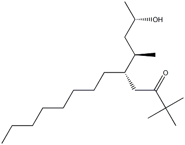 (5S)-5-[(2R,4S)-4-Hydroxypentan-2-yl]-2,2-dimethyltridecan-3-one Struktur