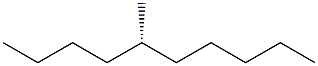 [S,(+)]-5-Methyldecane Struktur