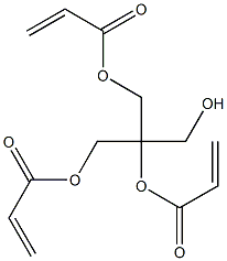 Trisacrylic acid 2-(hydroxymethyl)propane-1,2,3-triyl ester Struktur