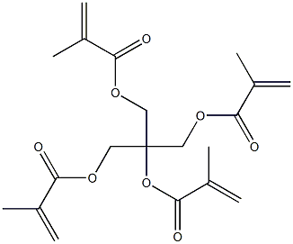 Trismethacrylic acid 2-(methacryloyloxymethyl)propane-1,2,3-triyl ester Struktur