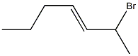 2-Bromo-3-heptene Struktur