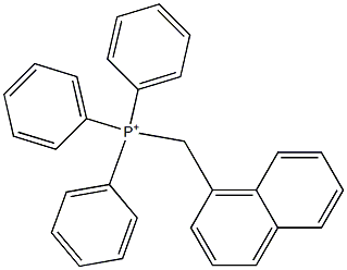 Triphenyl[(1-naphtyl)methyl]phosphonium Struktur