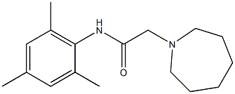 N-(2,4,6-Trimethylphenyl)-2-[(hexahydro-1H-azepin)-1-yl]acetamide Struktur