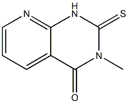 1,2-Dihydro-3-methyl-2-thioxopyrido[2,3-d]pyrimidin-4(3H)-one Struktur