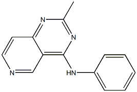 2-Methyl-4-(phenylamino)pyrido[4,3-d]pyrimidine Struktur