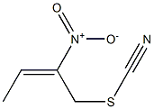 (E)-1-Thiocyanato-2-nitro-2-butene Struktur