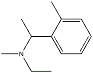 1-(2-Methylphenyl)-N-ethyl-N-methyl-ethanamine Struktur